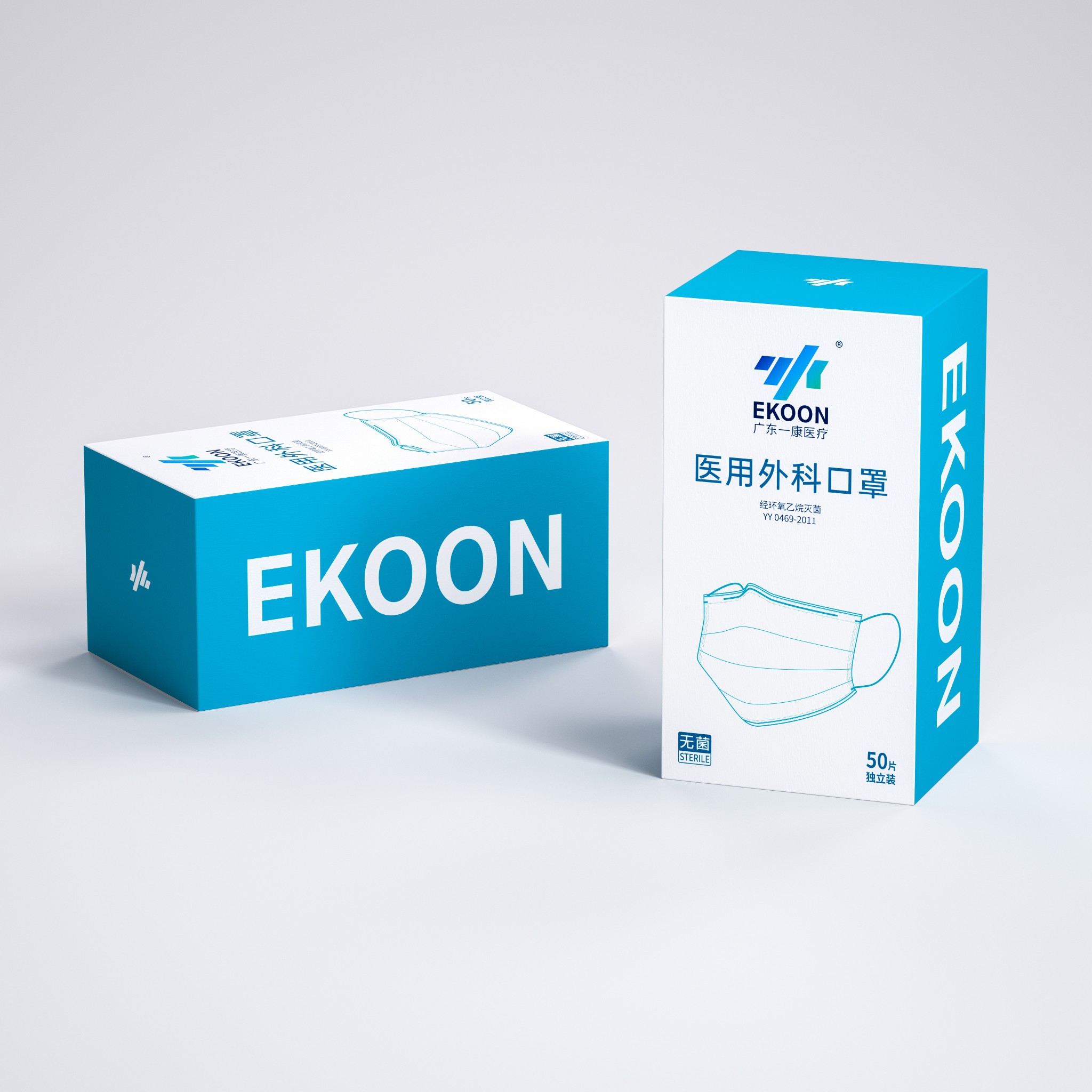 115x100x215医用外科口罩独立 竖 灭菌